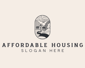 Countryside Mountain House logo design