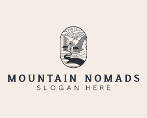 Countryside Mountain House logo design