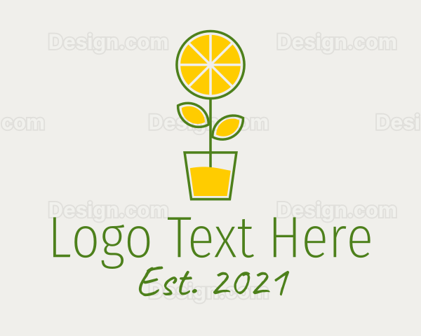 Lemon Juice Plant Logo