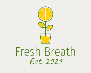 Lemon Juice Plant  logo design