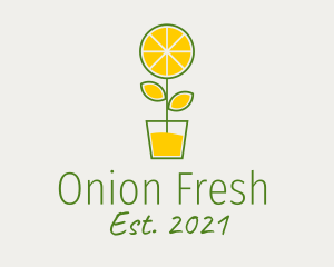 Lemon Juice Plant  logo design