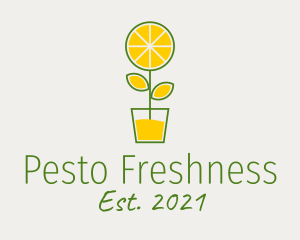 Lemon Juice Plant  logo design