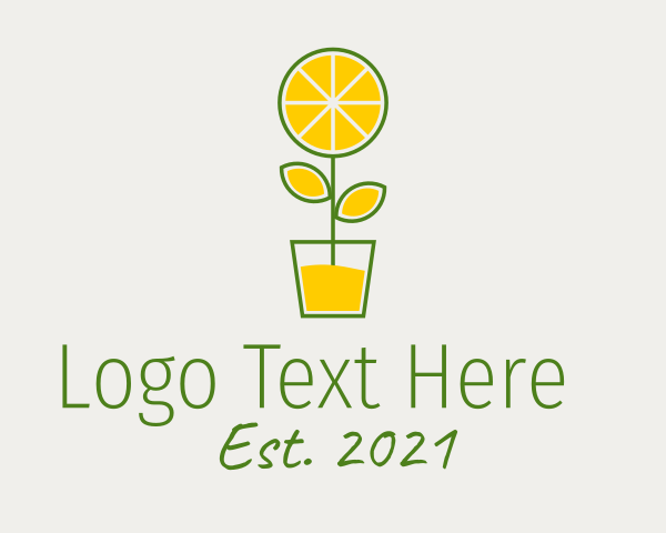 Lemon logo example 1
