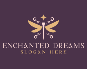 Enchanted Dragonfly Wings logo