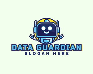 Data Robot Tech logo design