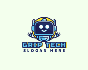 Data Robot Tech logo design