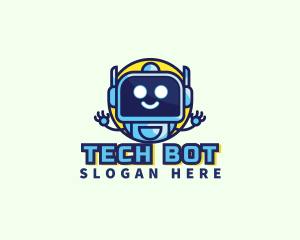 Data Robot Tech logo design