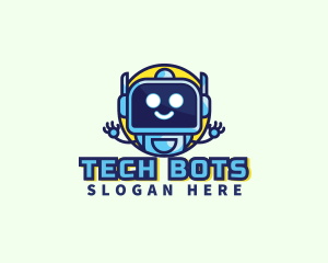 Data Robot Tech logo design