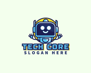 Data Robot Tech logo design