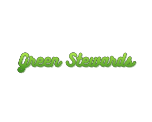 Curly Green Gradient   logo design