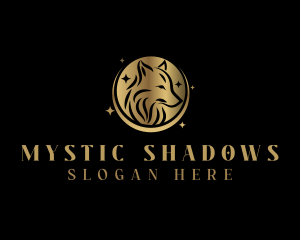 Mystic Wolf Animal logo design