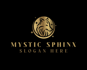 Mystic Wolf Animal logo design