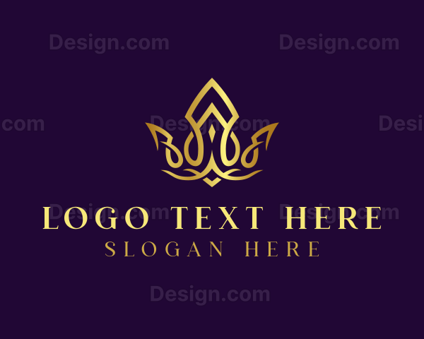 Elegant Royal Queen Crown Logo