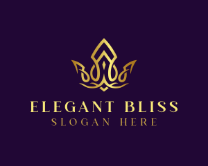 Elegant Royal Queen Crown logo