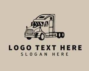 Flatbed Truck Delivery logo