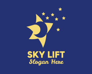 Night Sky Stars  logo design