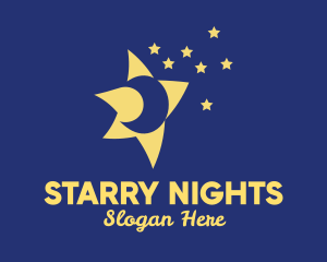 Night Sky Stars  logo design