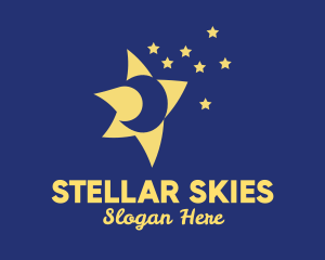 Night Sky Stars  logo design