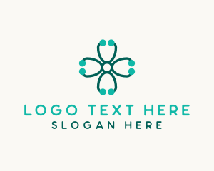 Medical Cross Stethoscope logo