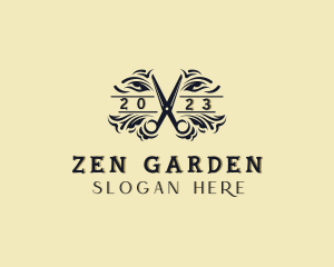 Gardening Landscape Scissors logo design