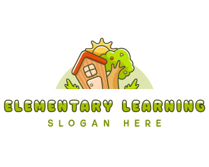 Kindergarten Nursery Learning logo design