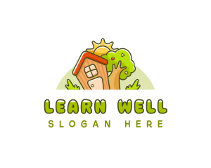 Kindergarten Nursery Learning logo design