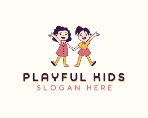 Kids Kindergarten Learning logo design