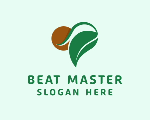 Seedling Heart Leaf Logo