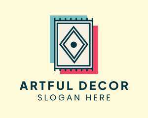 Rug Interior Design Decoration logo design