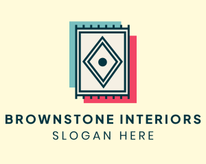 Rug Interior Design Decoration logo design