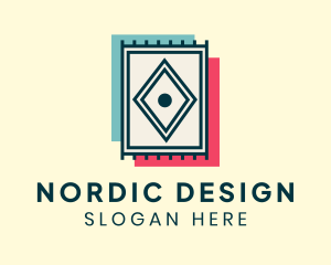 Rug Interior Design Decoration logo design