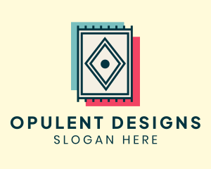 Rug Interior Design Decoration logo design