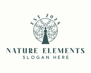 Nature Woman Tree logo design