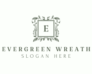 Floral Wreath Wedding Planner logo design