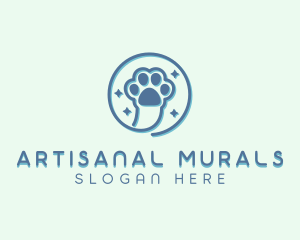 Pet Vet Paw logo design