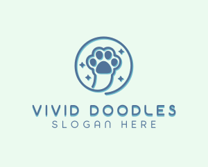 Pet Vet Paw logo design