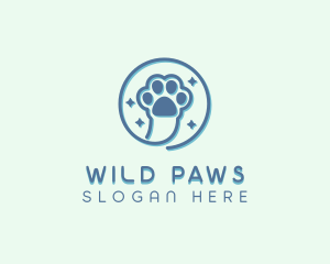 Pet Vet Paw logo design