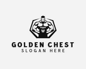 Muscular Workout Trainer Logo