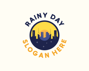 Skyline Day Night logo design