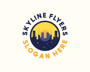 Skyline Day Night logo design