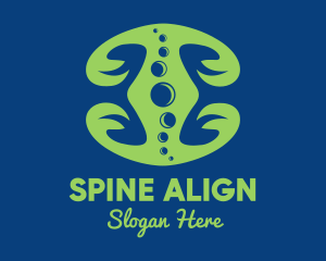 Green Spinal Health logo design