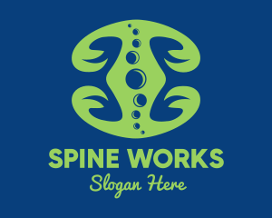 Green Spinal Health logo design