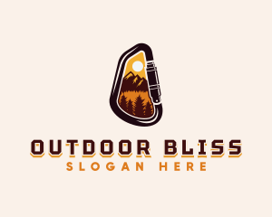 Mountain Climbing Adventure logo design