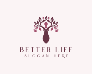 Organic Natural Beauty Spa logo design