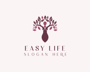 Organic Natural Beauty Spa logo design