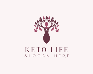 Organic Natural Beauty Spa logo design