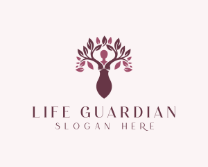 Organic Natural Beauty Spa logo design