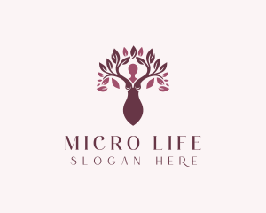 Organic Natural Beauty Spa logo design