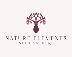 Organic Natural Beauty Spa logo design