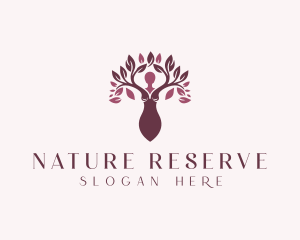 Organic Natural Beauty Spa logo design